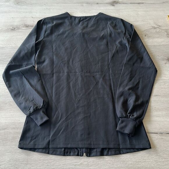 GT (Green Town) Performance 2 Pocket Full Zip Scrub Jacket PEWTER XS NWT IN PKG - Picture 7 of 9